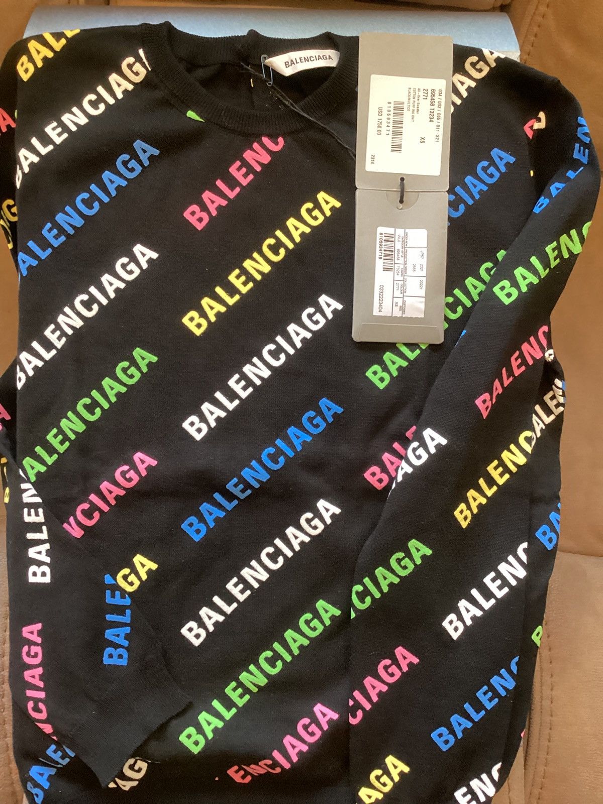Balenciaga Balenciaga logo stamped sweater Size XS / US 0-2 / IT 36-38 - 7 Thumbnail