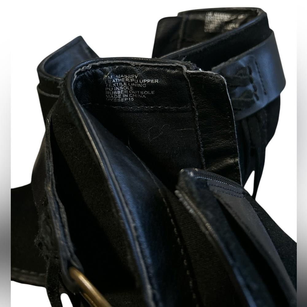 Designer Kensi ankle length buckle high heel boots Size US 5.5 / IT 35.5 - 6 Thumbnail