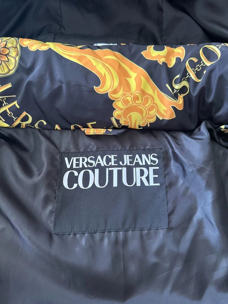 Versace Versace Classic gold flower down jacket Size US M / EU 48-50 / 2 - 2 Thumbnail