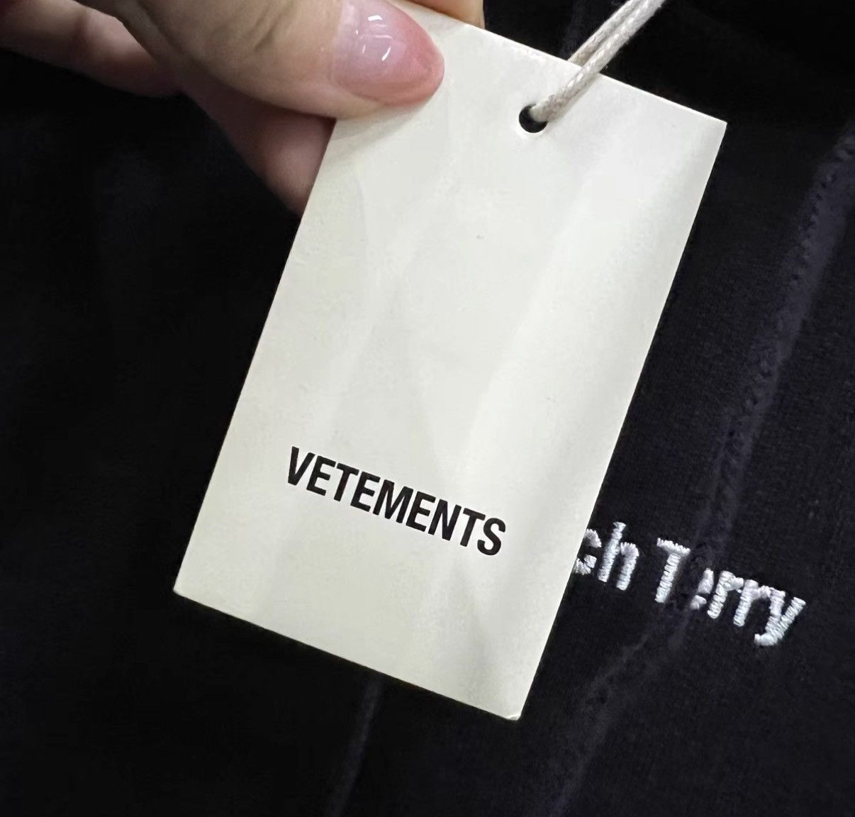 Vetements Vetements Black Letter Print Hoodie J41 Size US M / EU 48-50 / 2 - 4 Thumbnail