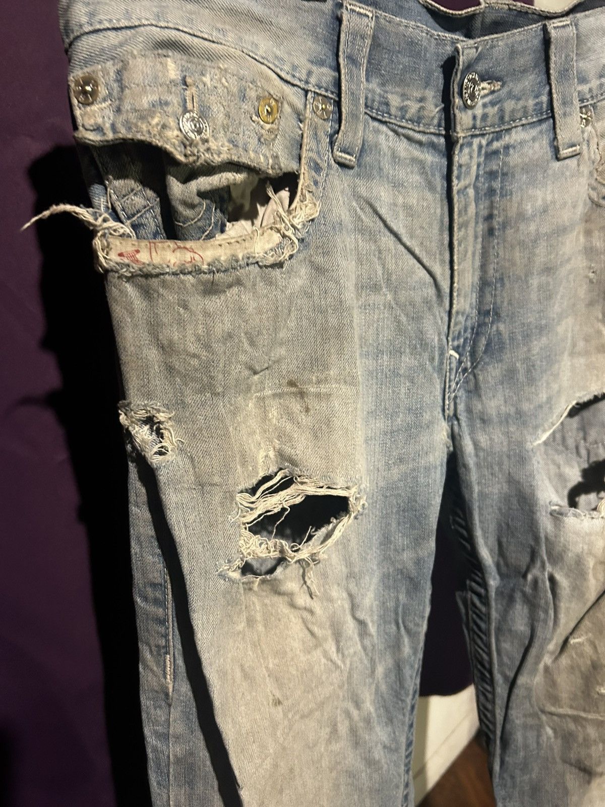 True Religion True Religion Straight Cut Jeans Size US 36 / EU 52 - 3 Thumbnail