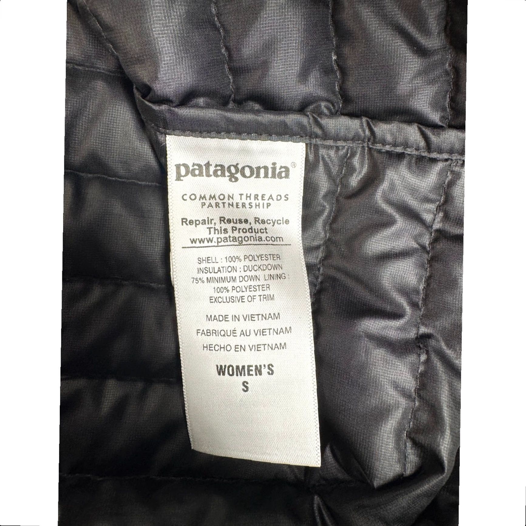 Patagonia Patagonia Jacket Women's Black Down Shirt Size S Coat Coat Jacket Size S / US 4 / IT 40 - 6 Thumbnail