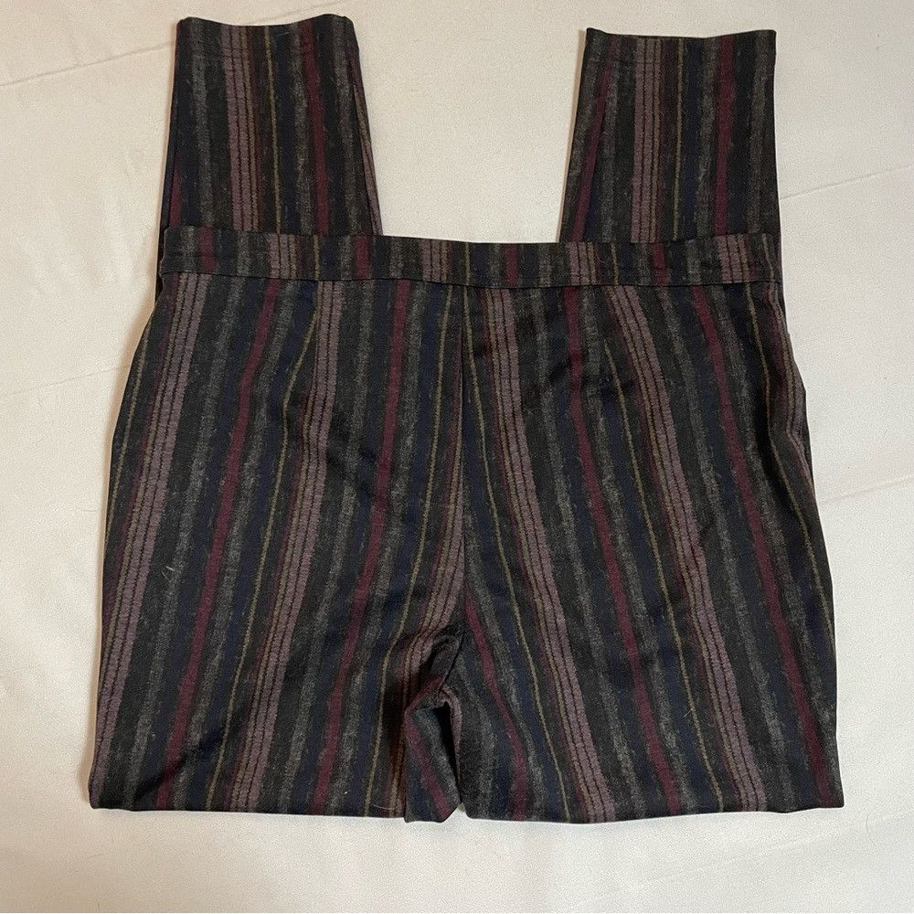 Other Tribal Pull On Stripe Purple Grey Pants Leggings Size XL Size 38" / US 16 / IT 52 - 6 Thumbnail