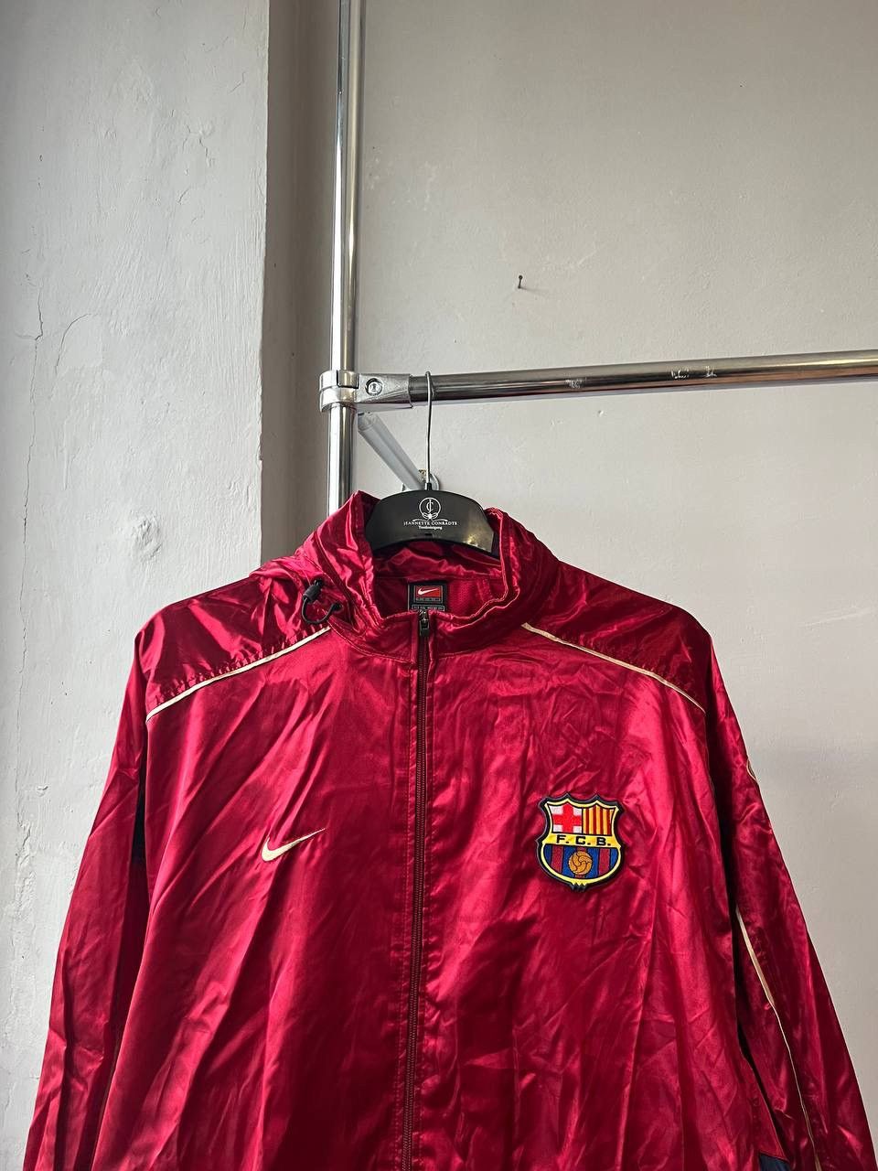 Nike 2001/2002 RARE BARCELONA FC NIKE DRILL TRACK TOP JACKET XXL Size US XXL / EU 58 / 5 - 3 Thumbnail