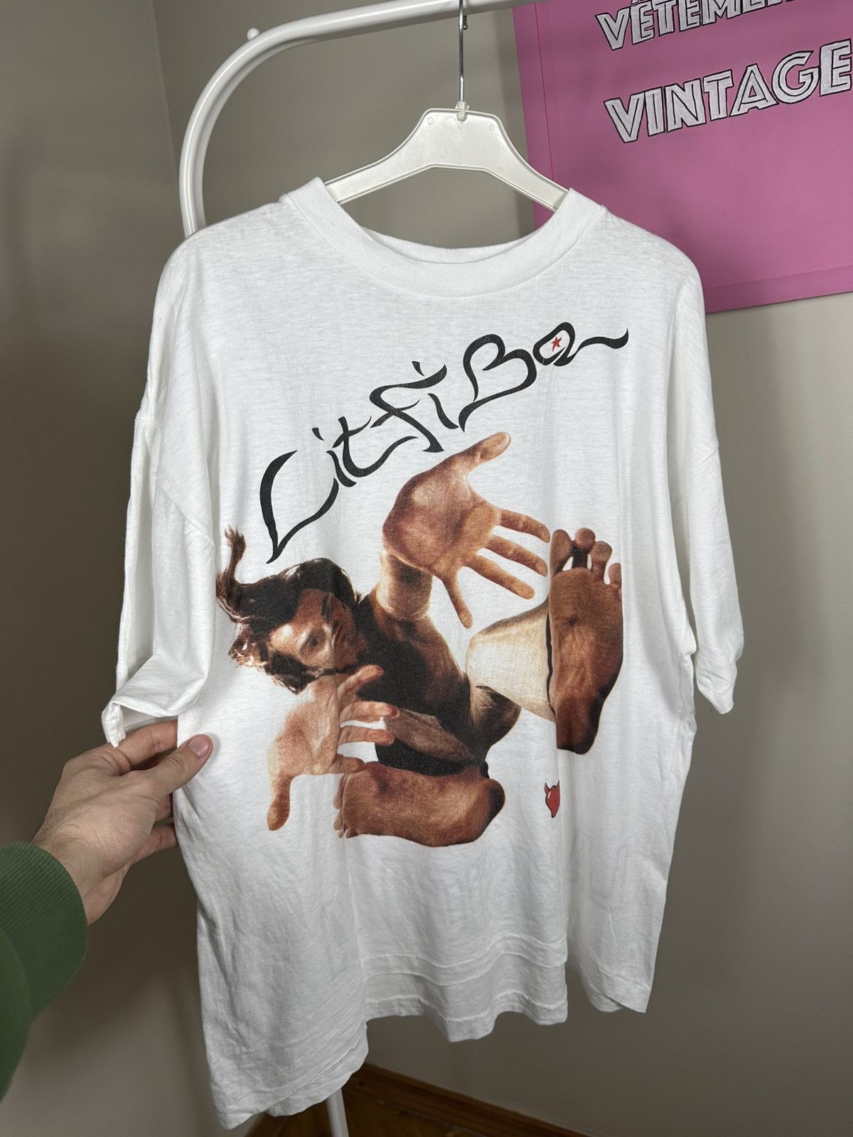 Vintage Rare Vintage LitFiba T Shirt Italian Rock Band Tee Size US L / EU 52-54 / 3 - 10 Thumbnail