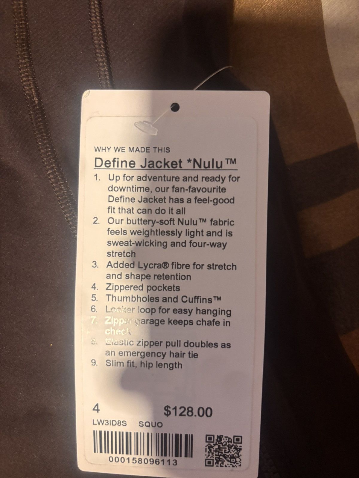 Lululemon Brown lulu lemon define jacket Size S / US 4 / IT 40 - 4 Thumbnail
