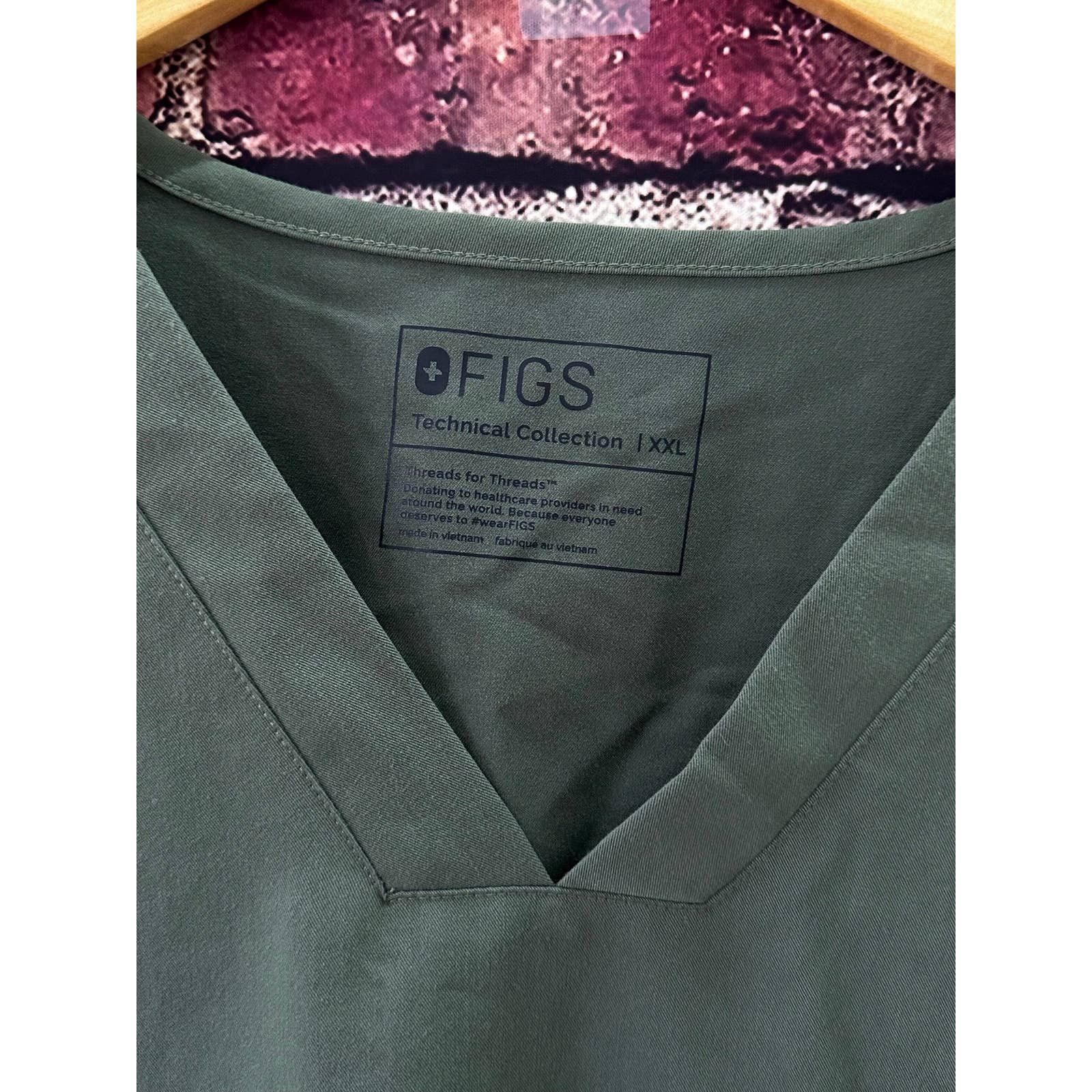 Other Figs Scrub Top Size XXL / US 16-18 / IT 52-54 - 5 Thumbnail