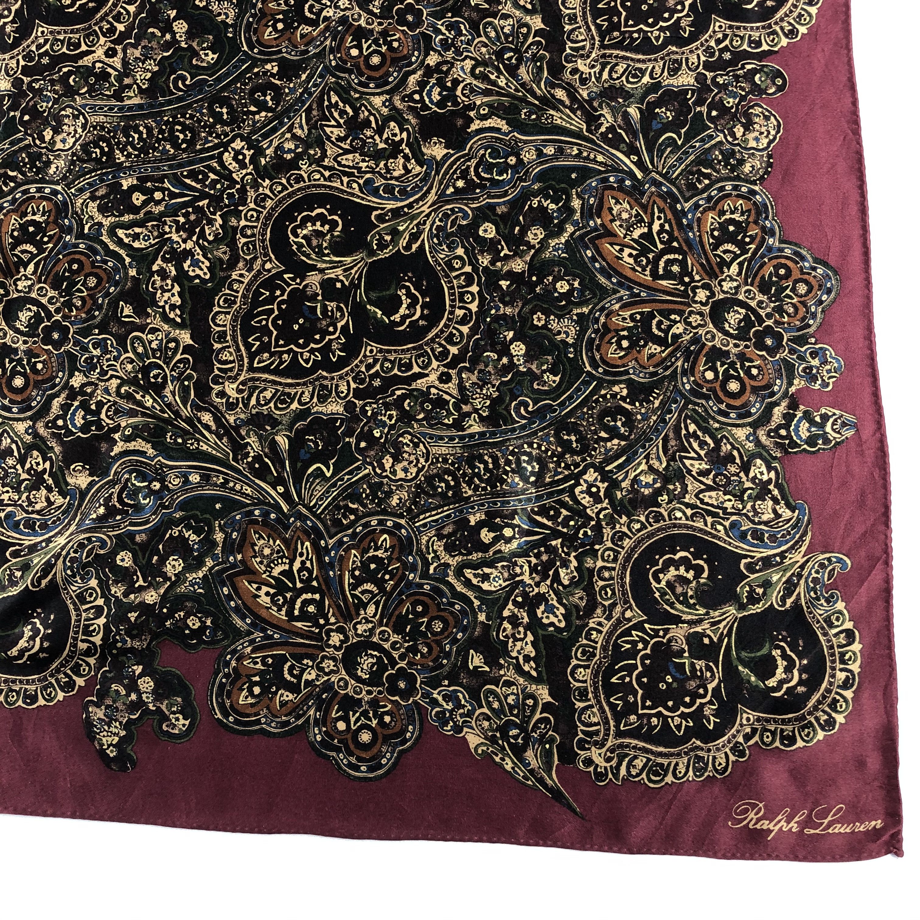 Ralph Lauren Vintage Ralph Lauren Silk Scarf Size ONE SIZE - 5 Thumbnail