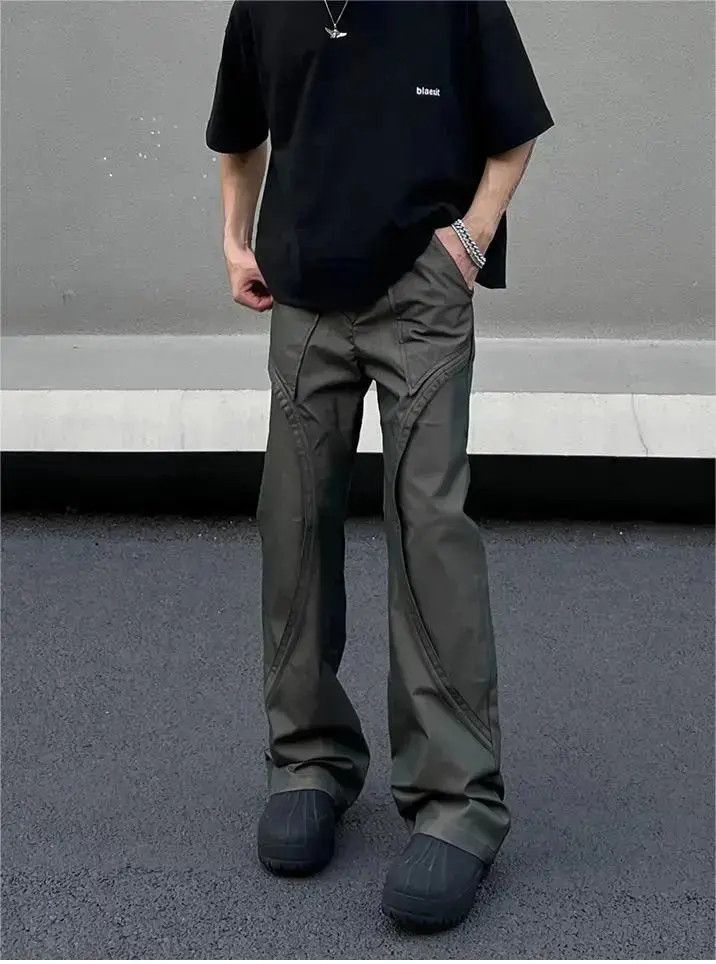 Japanese Brand × Vintage Straight leg micro flared casual pants Size US 30 / EU 46 - 2 Thumbnail