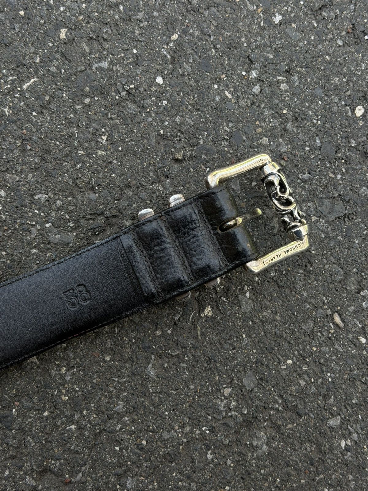 Chrome Hearts Chrome Hearts Roller Belt Size 38 - 5 Thumbnail