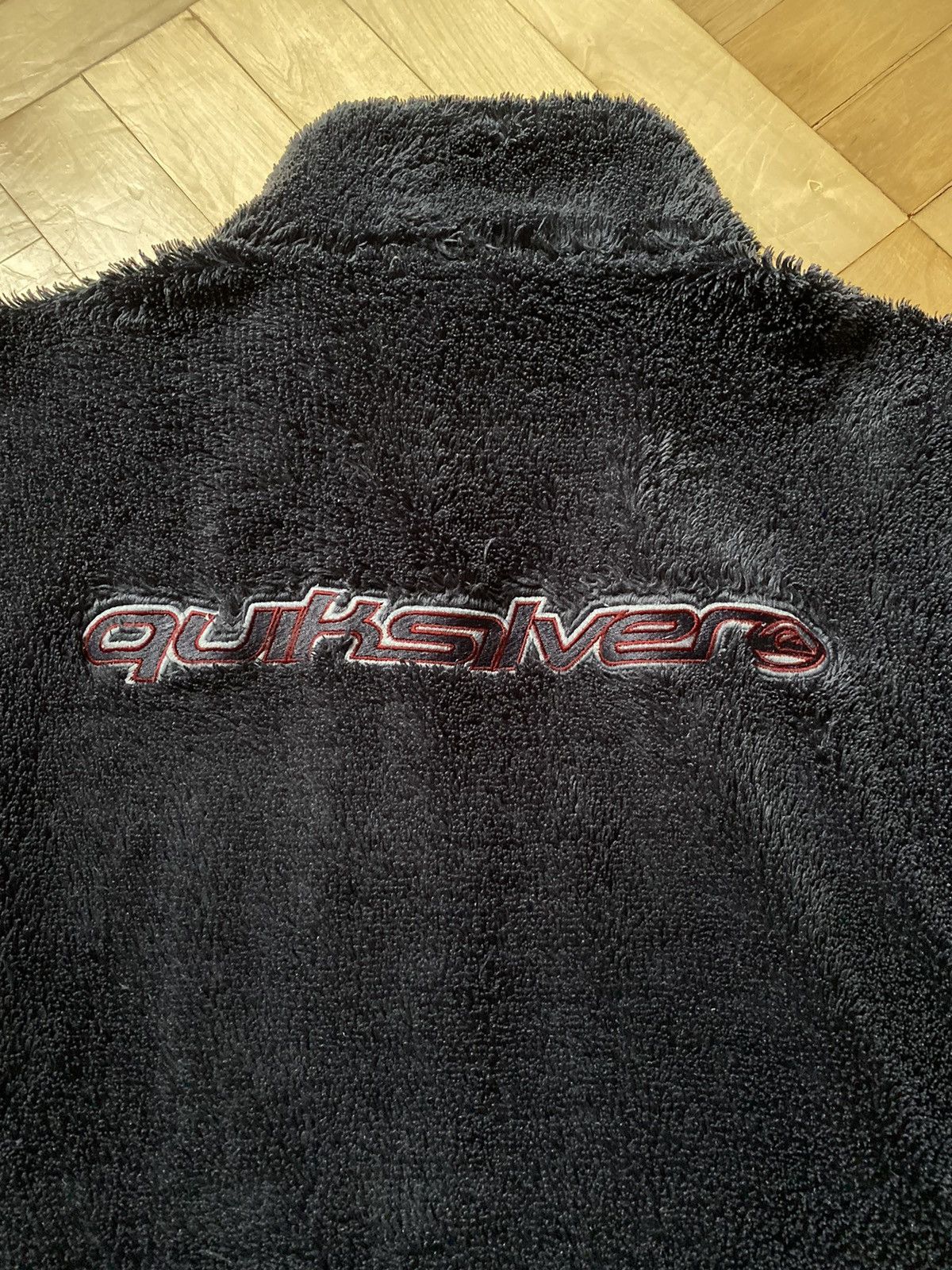 Quiksilver Quiksilver Vintage Rare Big Logo Teddy Surf Pocket Fleece Size US M / EU 48-50 / 2 - 7 Thumbnail