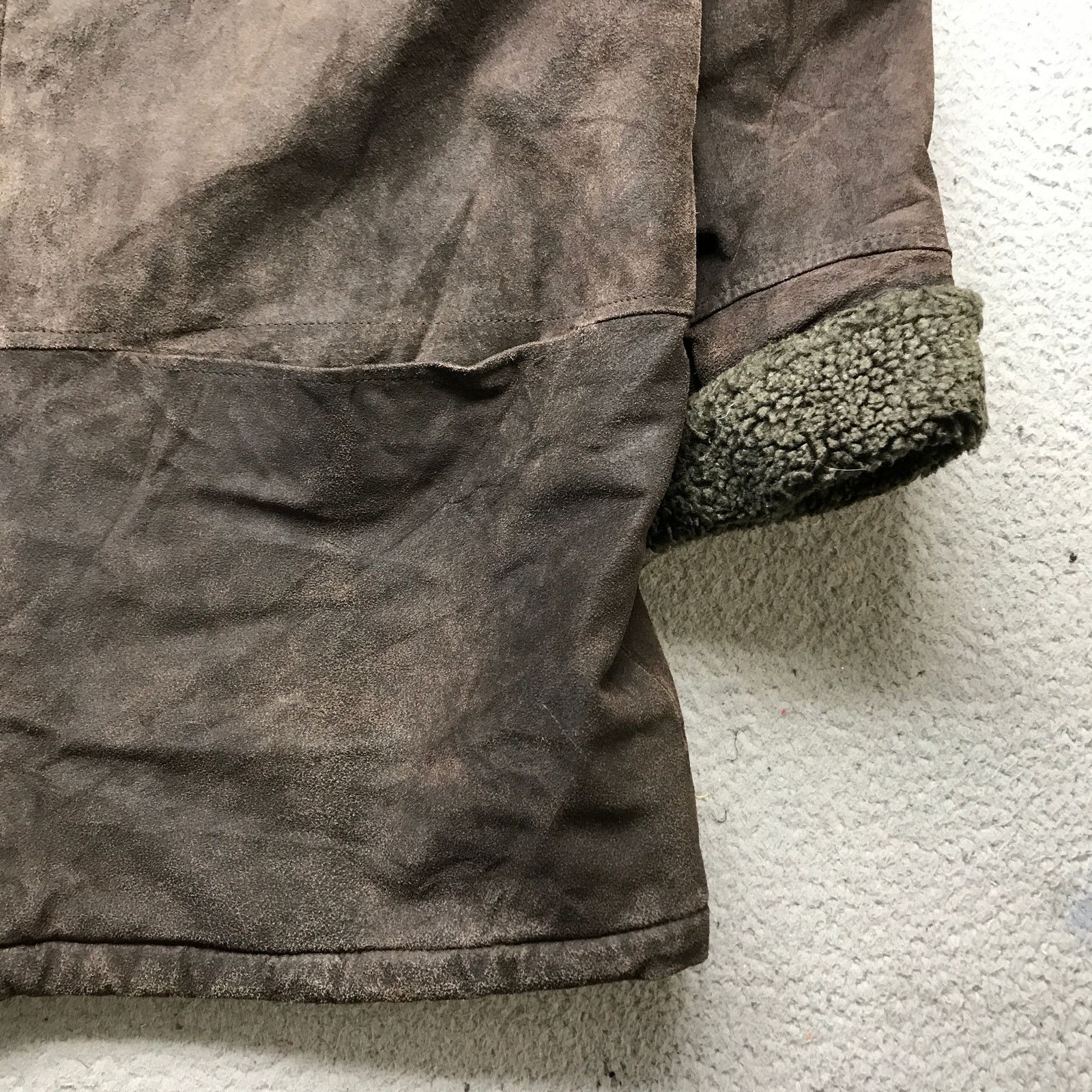 Other VTG East West Rugged Sherpa Lined Genuine Leather Jacket XL Size US XL / EU 56 / 4 - 7 Thumbnail