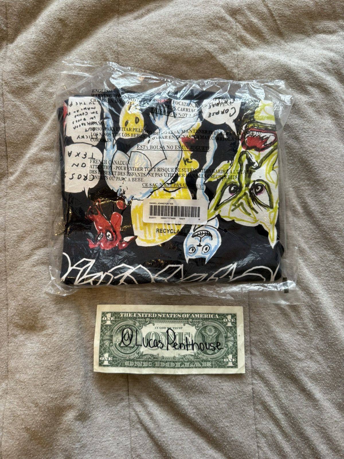 Supreme Supreme x Daniel Johnston Orginal Art T-Shirt Size US M / EU 48-50 / 2 - 3 Thumbnail