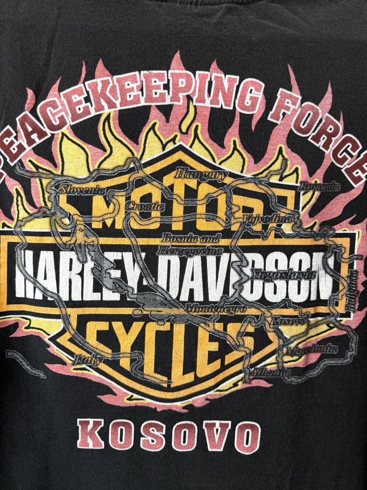 Band Tees × Harley Davidson × Vintage Vintage 2000’s Harley Davidson Losovo T Shirt Size US L / EU 52-54 / 3 - 7 Thumbnail