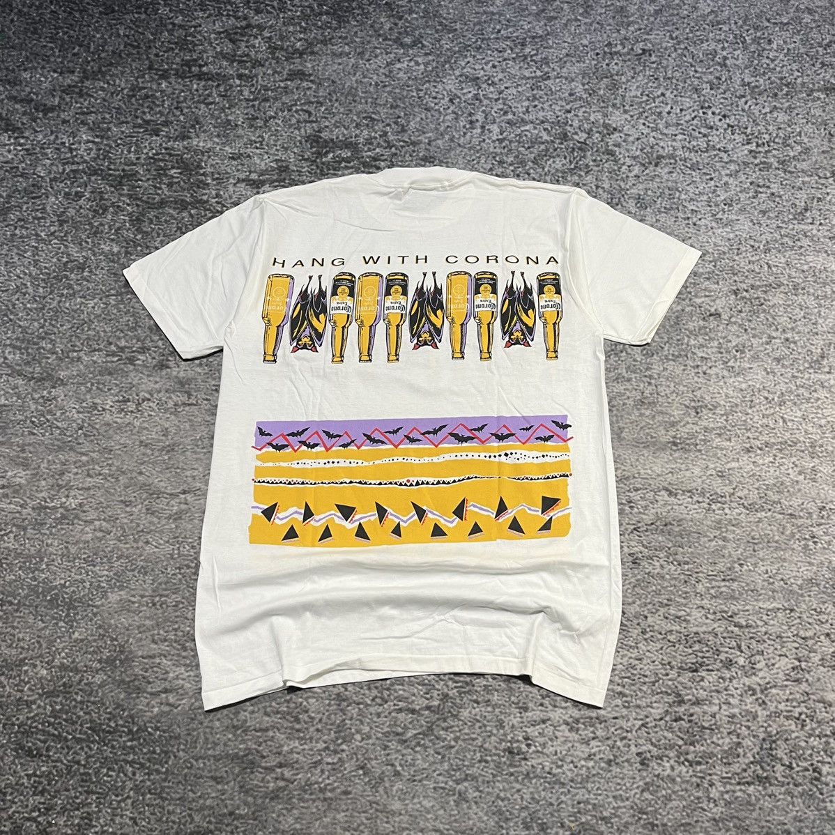Vintage Vintage 90s Corona Beer Party Skater Grunge T Shirt XL Size US XL / EU 56 / 4 - 2 Thumbnail