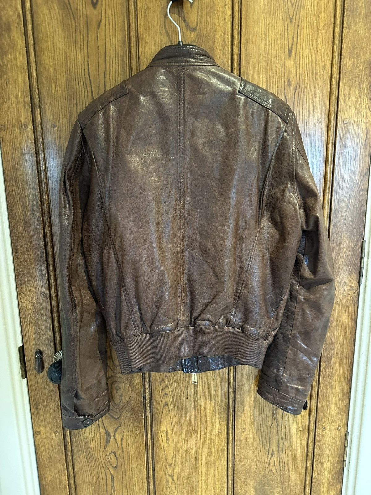 Dsquared2 SS09 Dsquared archive brown leather jacket grail Size US M / EU 48-50 / 2 - 19 Thumbnail