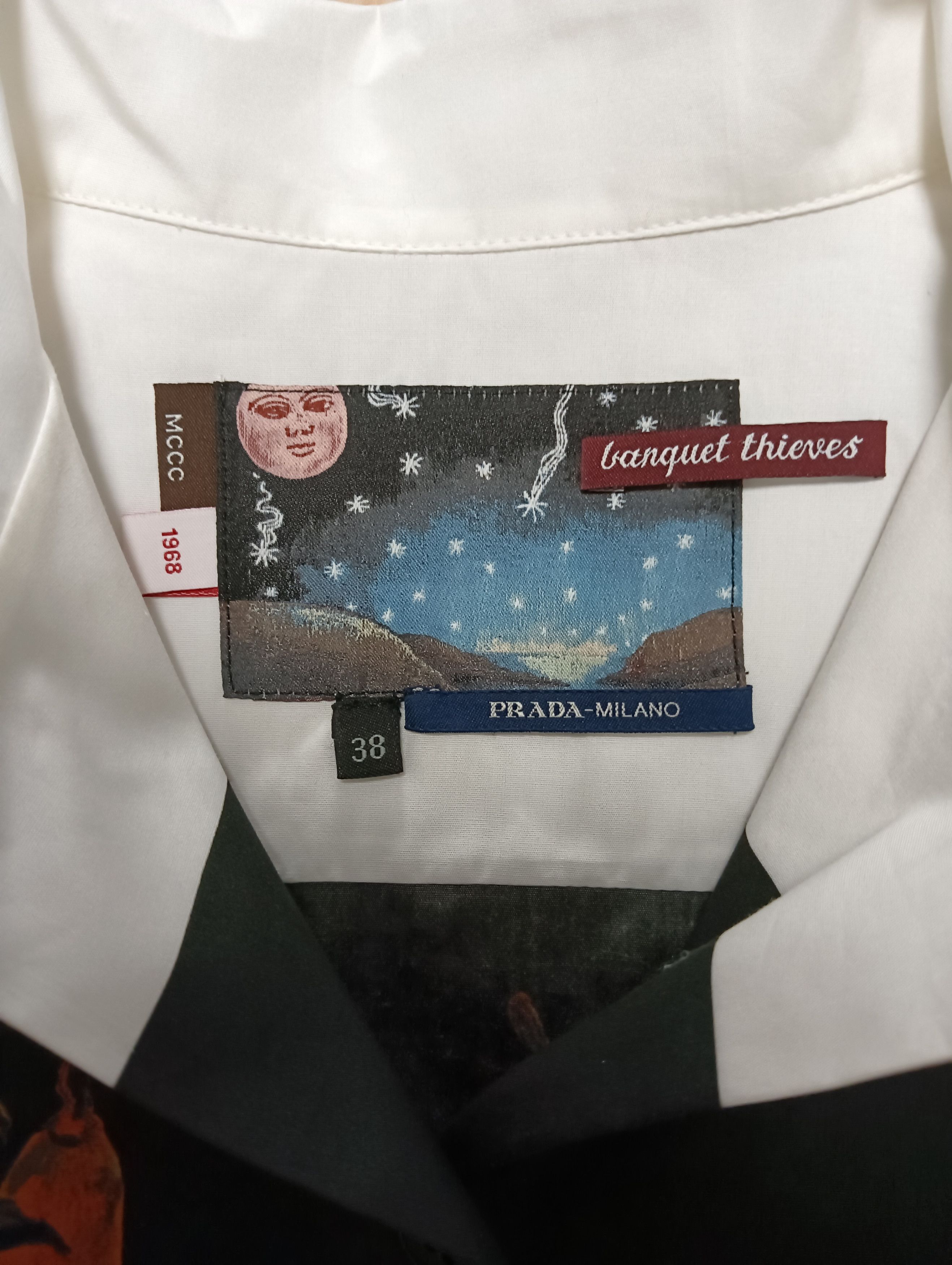 Prada 1 of 2 Christopher Chemin Banquet Thieves Shirt Size US S / EU 44-46 / 1 - 6 Thumbnail