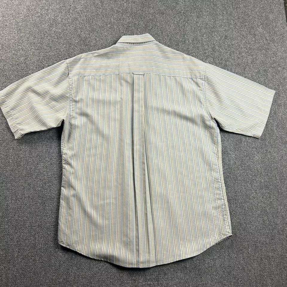 BUGATCHI Bugatchi Uomo Shirt Mens XL Striped Button Up Pocket Modal Size US XL / EU 56 / 4 - 7 Thumbnail