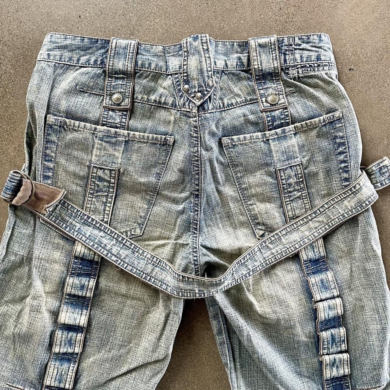 Marithe + Francois Girbaud faded washed out jorts Size US 30 / EU 46 - 4 Thumbnail