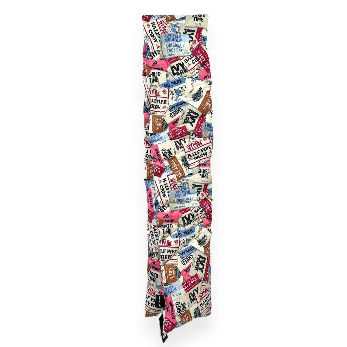 Adidas × Ivy Park NWT Ivy Park White Mixed Print Padded Ski Scarf Size ONE SIZE - 3 Thumbnail
