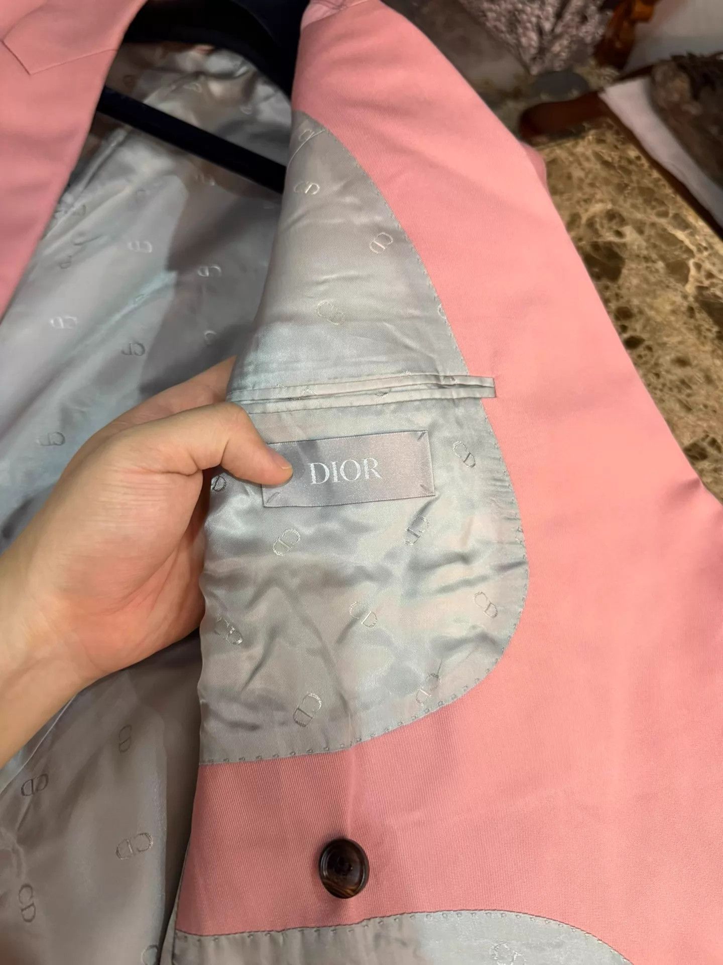 Dior DIOR high-end pink wool blazer 48 Size 48R - 5 Thumbnail