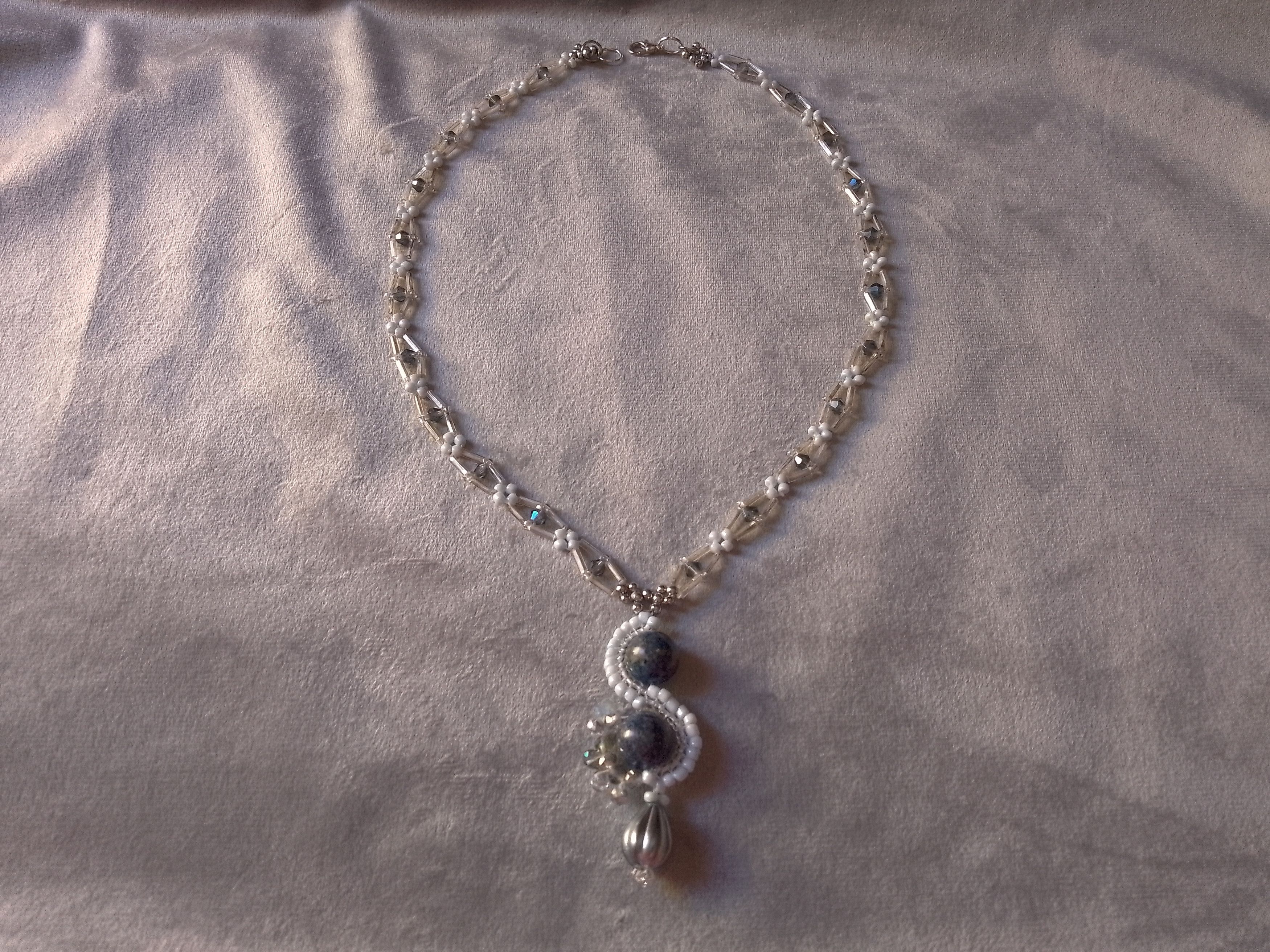 Other Necklace Lapis Lazuli gemstones pendant Seahorse shape Size ONE SIZE - 2 Thumbnail