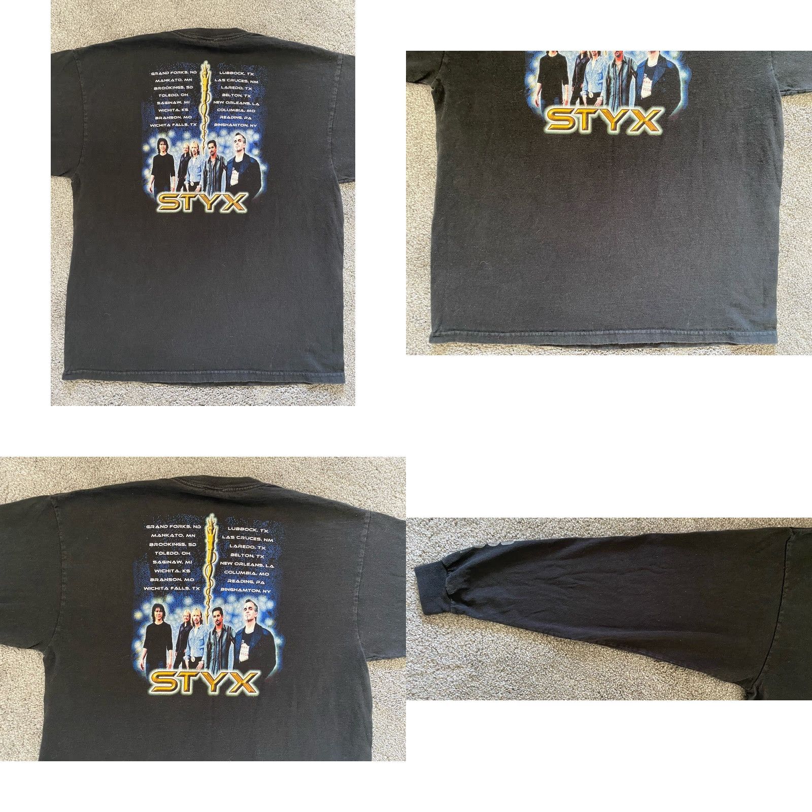 Delta VINTAGE Delta Pro Weight Shirt Long Sleeve Mens L Black Styx Cyclorama Size US L / EU 52-54 / 3 - 9 Thumbnail