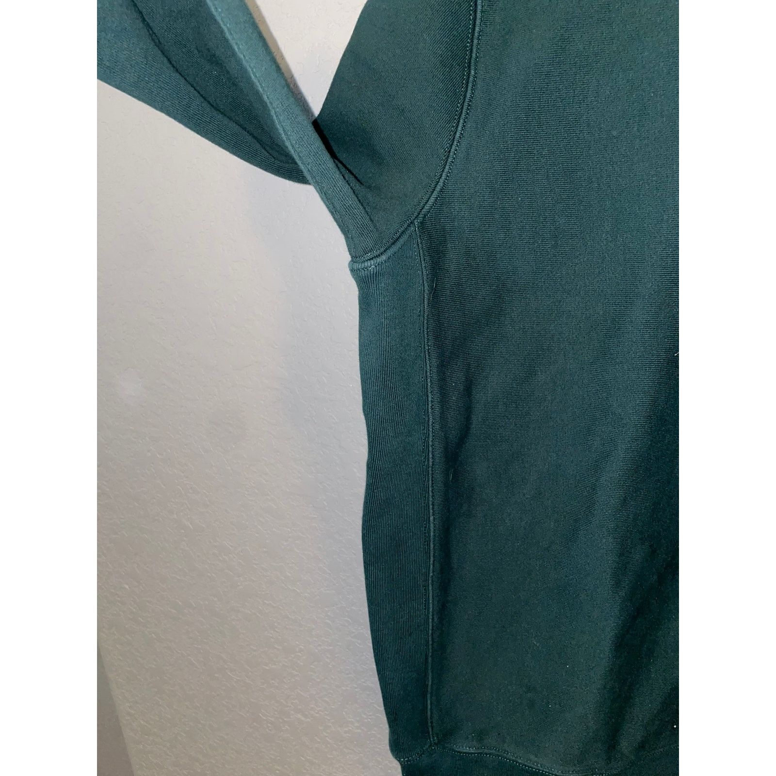 J.Crew Vintage J Crew Sweatshirt Green Blank Stained 90s HEAVY VTG Size US L / EU 52-54 / 3 - 7 Thumbnail