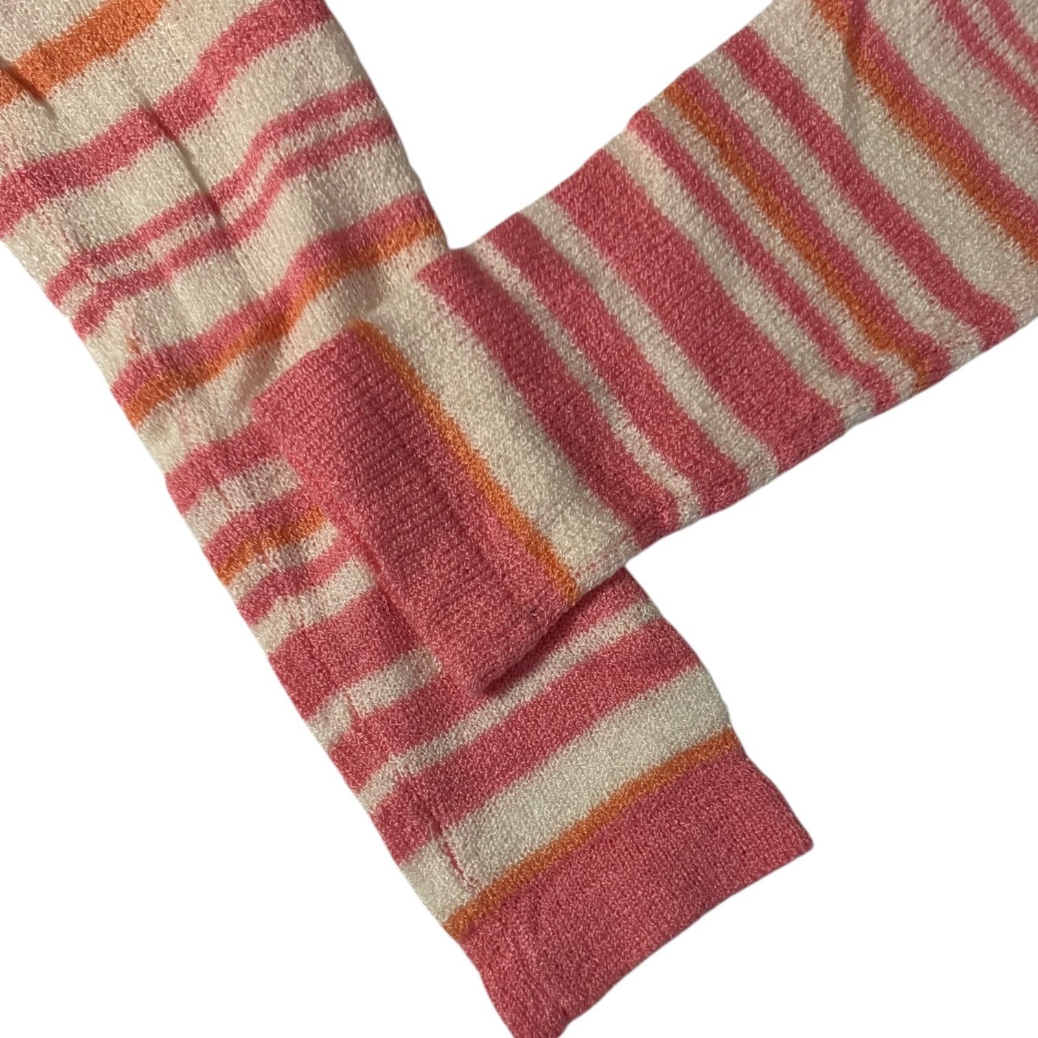 Other White Stag Women’s Pink & White Open Front Cardigan LG 12/14 Size L / US 10 / IT 46 - 4 Thumbnail