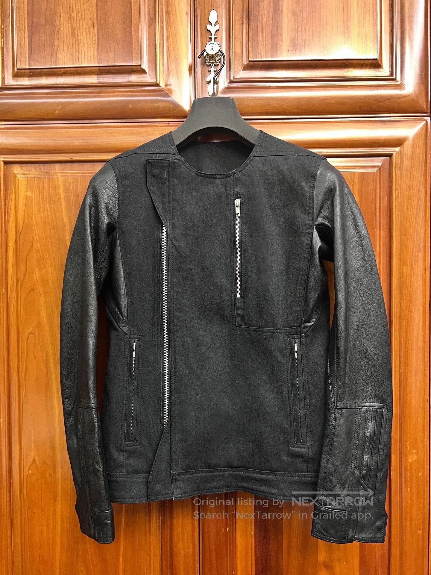 Rick Owens Rick Owens Tactical Zip Denim Leather Jacket. Size US M / EU 48-50 / 2 - 1 Thumbnail