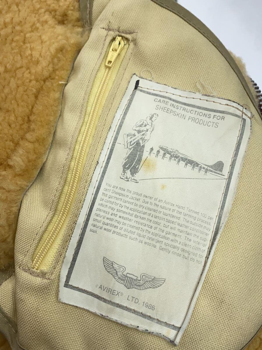 Avirex Avirex Sheepskin Flight Jacket Beige Size US M / EU 48-50 / 2 - 5 Thumbnail