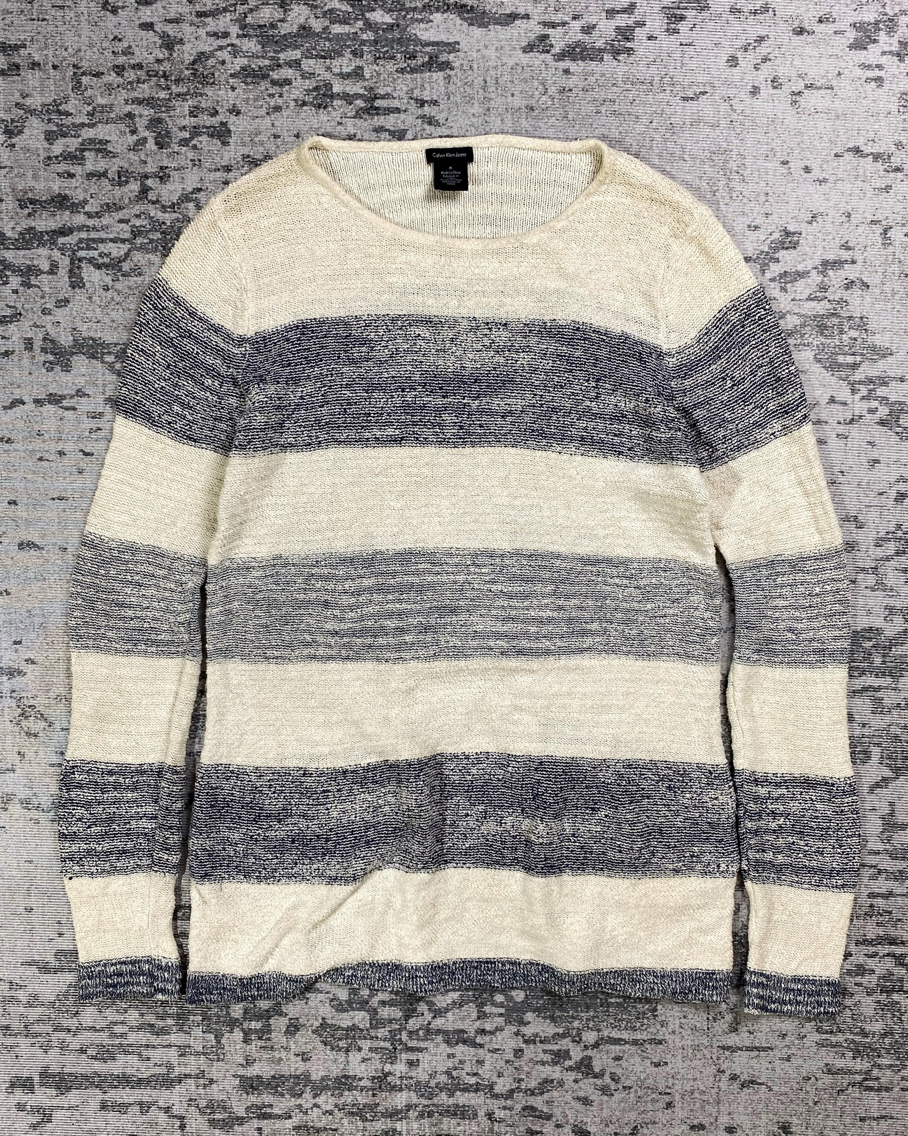 Japanese Brand 2000s Calvin Klein Cdg Docking Knit Hybrid y2k Lgb Ifsix Size US M / EU 48-50 / 2 - 2 Thumbnail