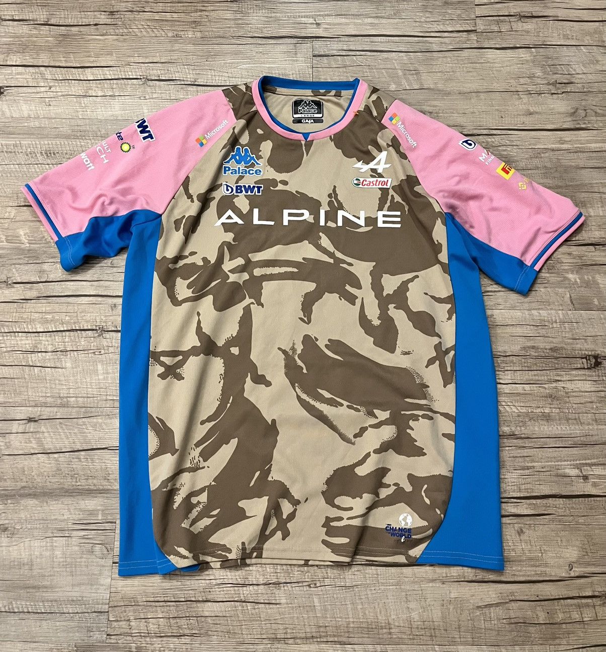 Kappa × Palace × Streetwear Palace x Kappa For Alpine F1 Driver 