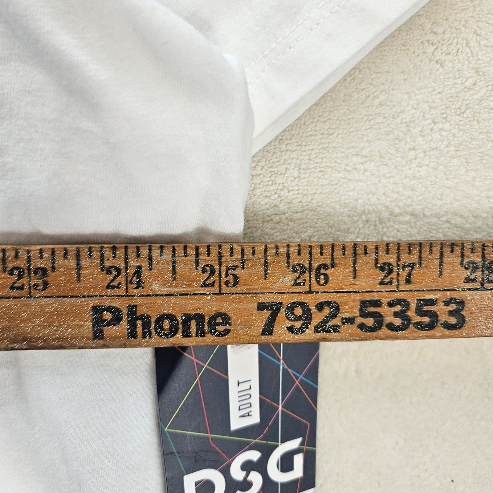 Other DSG MEN'S 2XL PURE WHITE SHORT SLEEVE TEE NWT PRIDE RAINBOW Size US XXL / EU 58 / 5 - 2 Thumbnail