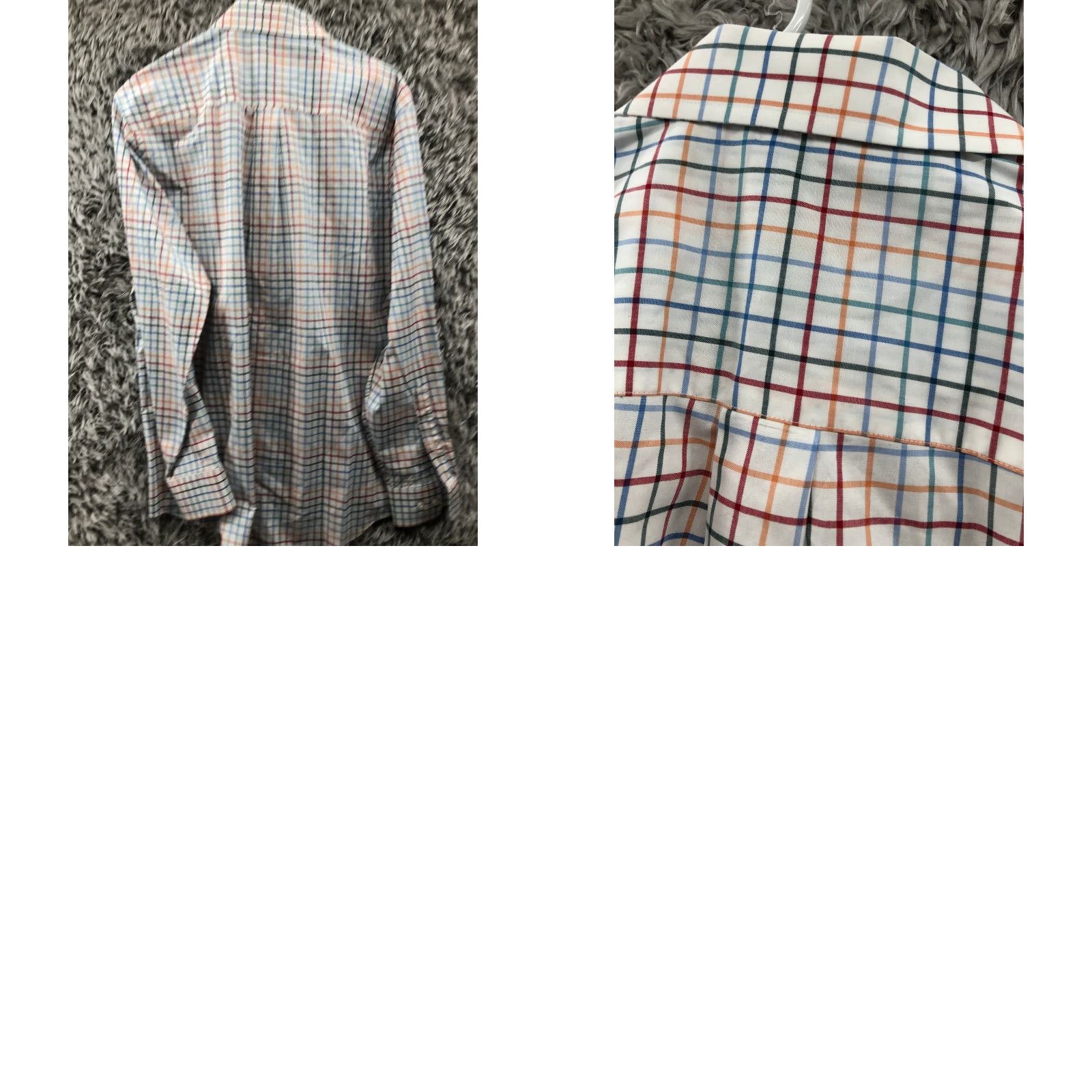 Jos. A. Bank Jos. A. Bank Shirt Mens White Striped Long Sleeve Spread Collar Button-Up M Mens Size US M / EU 48-50 / 2 - 8 Thumbnail