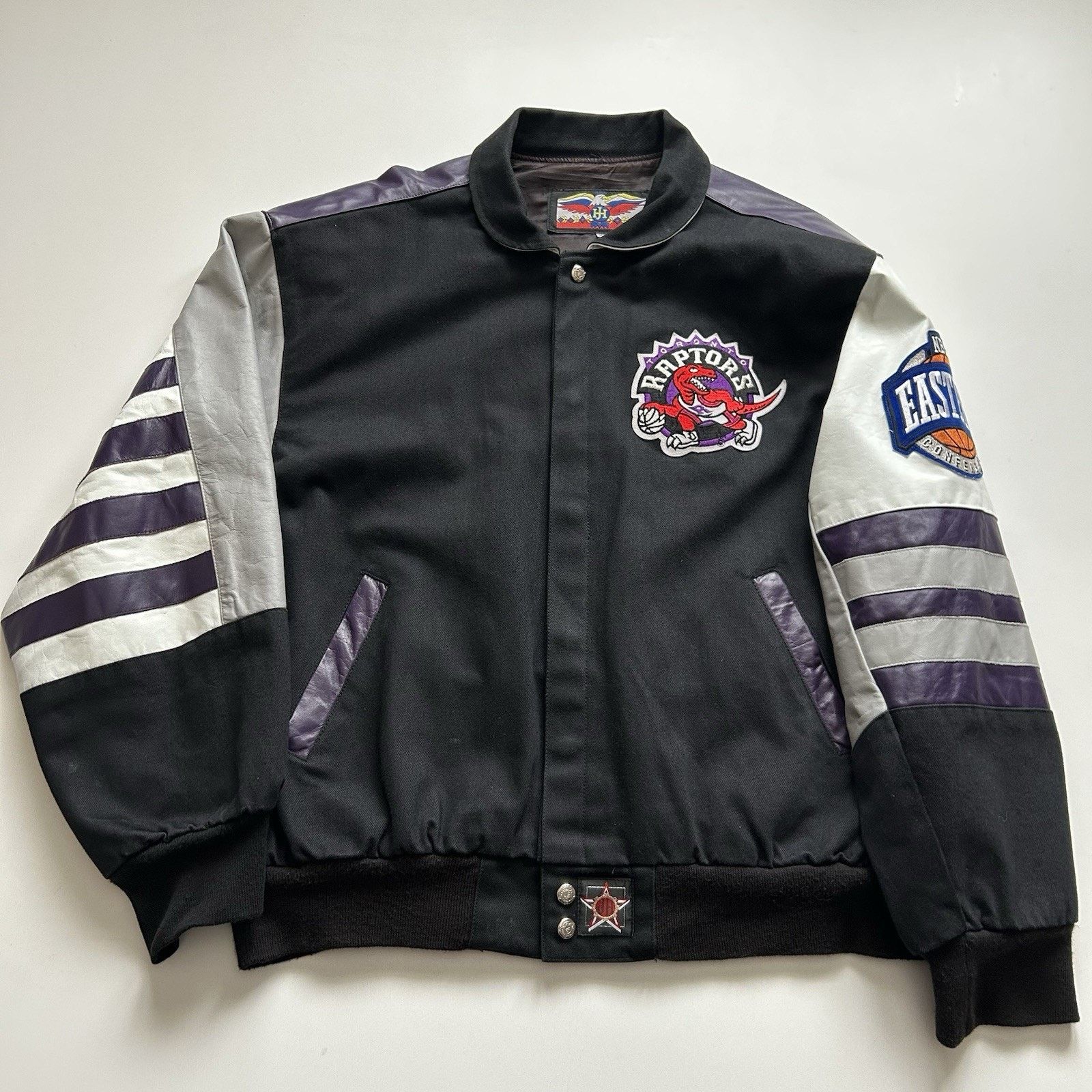 Jeff Hamilton × NBA × Vintage Vintage 90s Jeff Hamilton NBA Toronto Raptors Jacket Size XL Size US XL / EU 56 / 4 - 4 Thumbnail