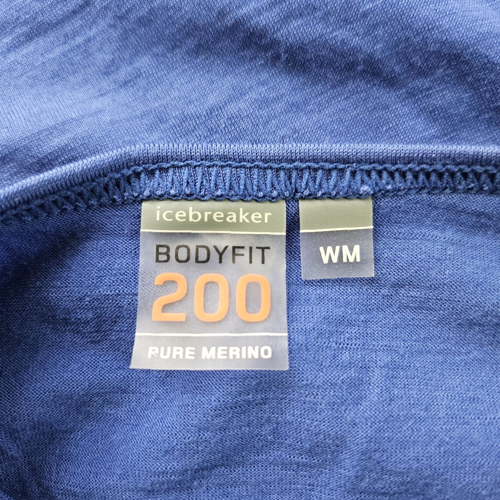 Icebreaker Icebreaker Womens Bodyfit 200 Top Shirt Medium Blue Merino Wool Long Sleeve Crew Neck Pullover Activewear 200 Top M Blue Womens Size M / US 6-8 / IT 42-44 - 6 Thumbnail