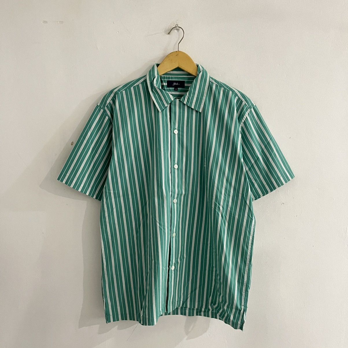 Issey Miyake Yale - Striped Short Sleeve Shirt Size US M / EU 48-50 / 2 - 1 Thumbnail
