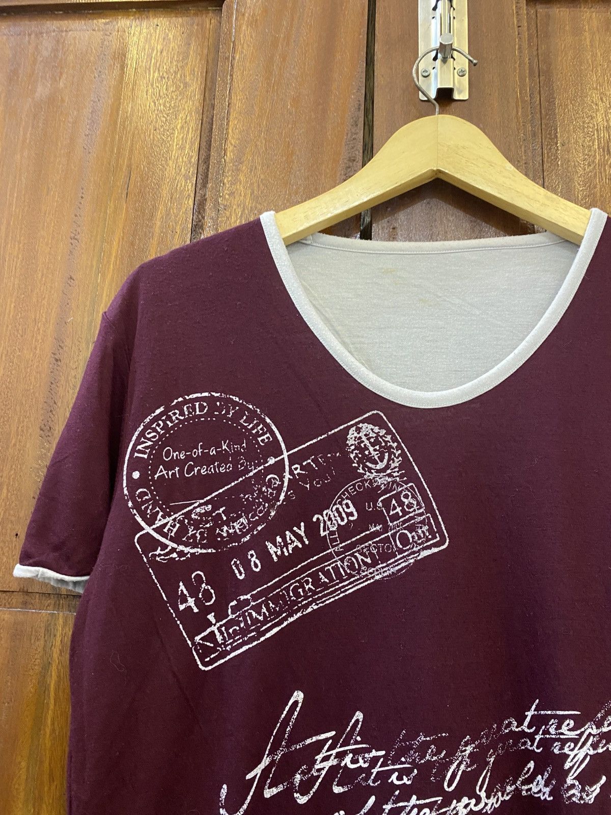 Hysteric Glamour Ncfm Japanese Reversible Poem And Girl Tee AA0087 Size US M / EU 48-50 / 2 - 7 Thumbnail