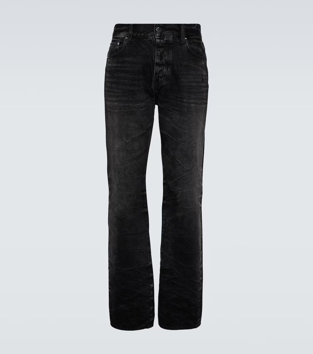 Amiri OG Amiri black stack jean with Raw Hem Rare pair size 31 Size US 31 - 1 Thumbnail
