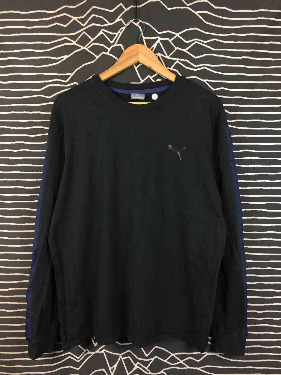 Puma Puma Sportswear Textured Sleeve Panels Long Sleeve Tee Size US L / EU 52-54 / 3 - 1 Thumbnail