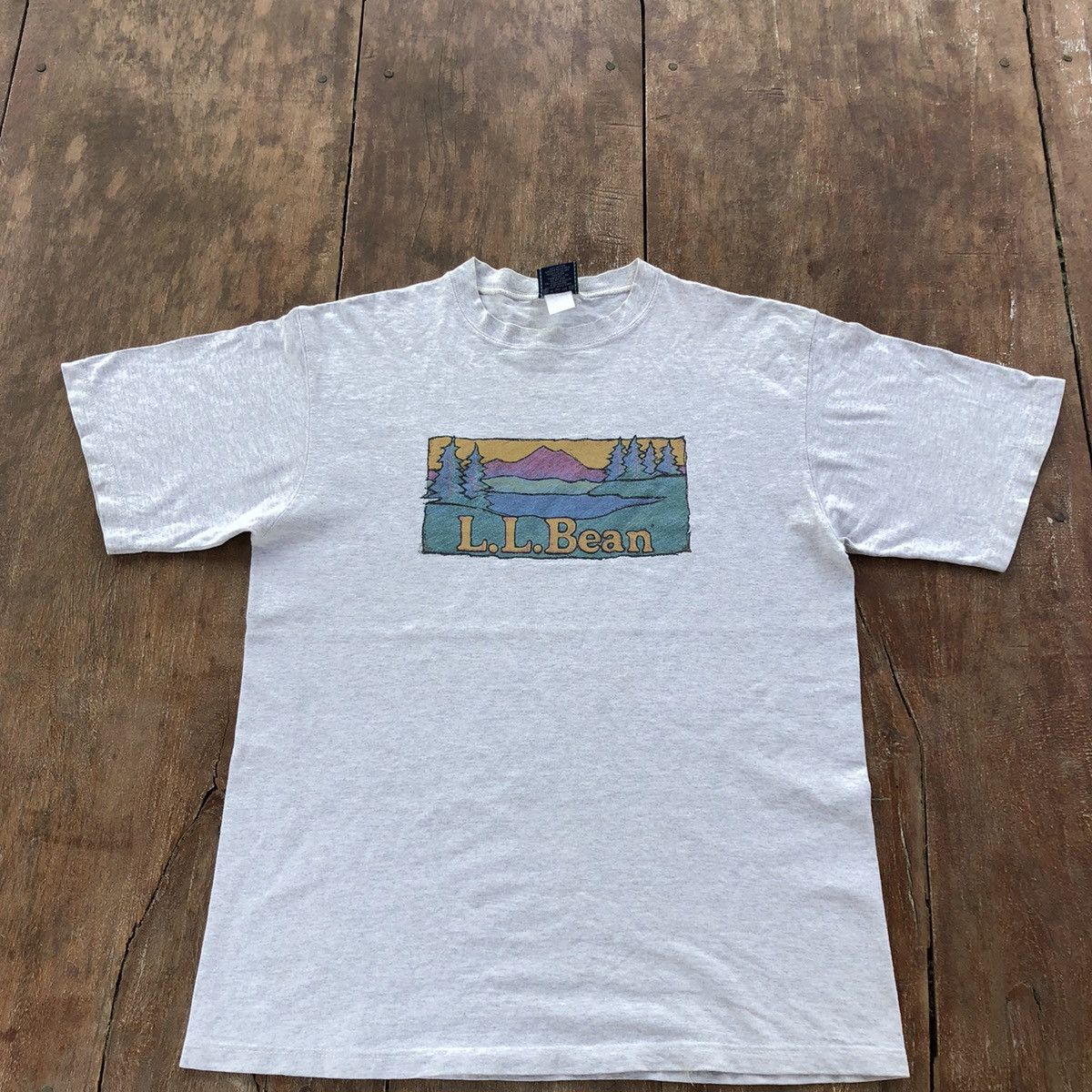 L.L. Bean Vintage L. L. Bean Rare T Shirt Size US L / EU 52-54 / 3 - 2 Thumbnail