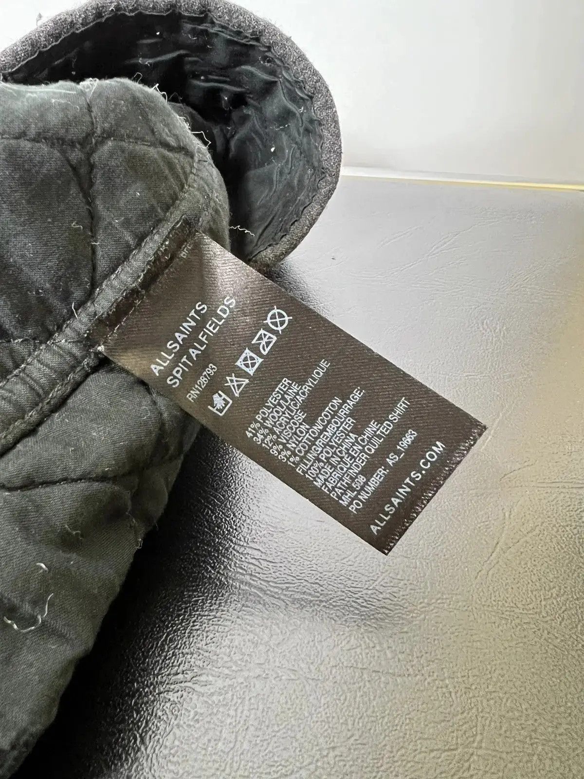 20471120 × Allsaints × Japanese Brand All Saints Pathfinder Quilted shirt Size US S / EU 44-46 / 1 - 5 Thumbnail