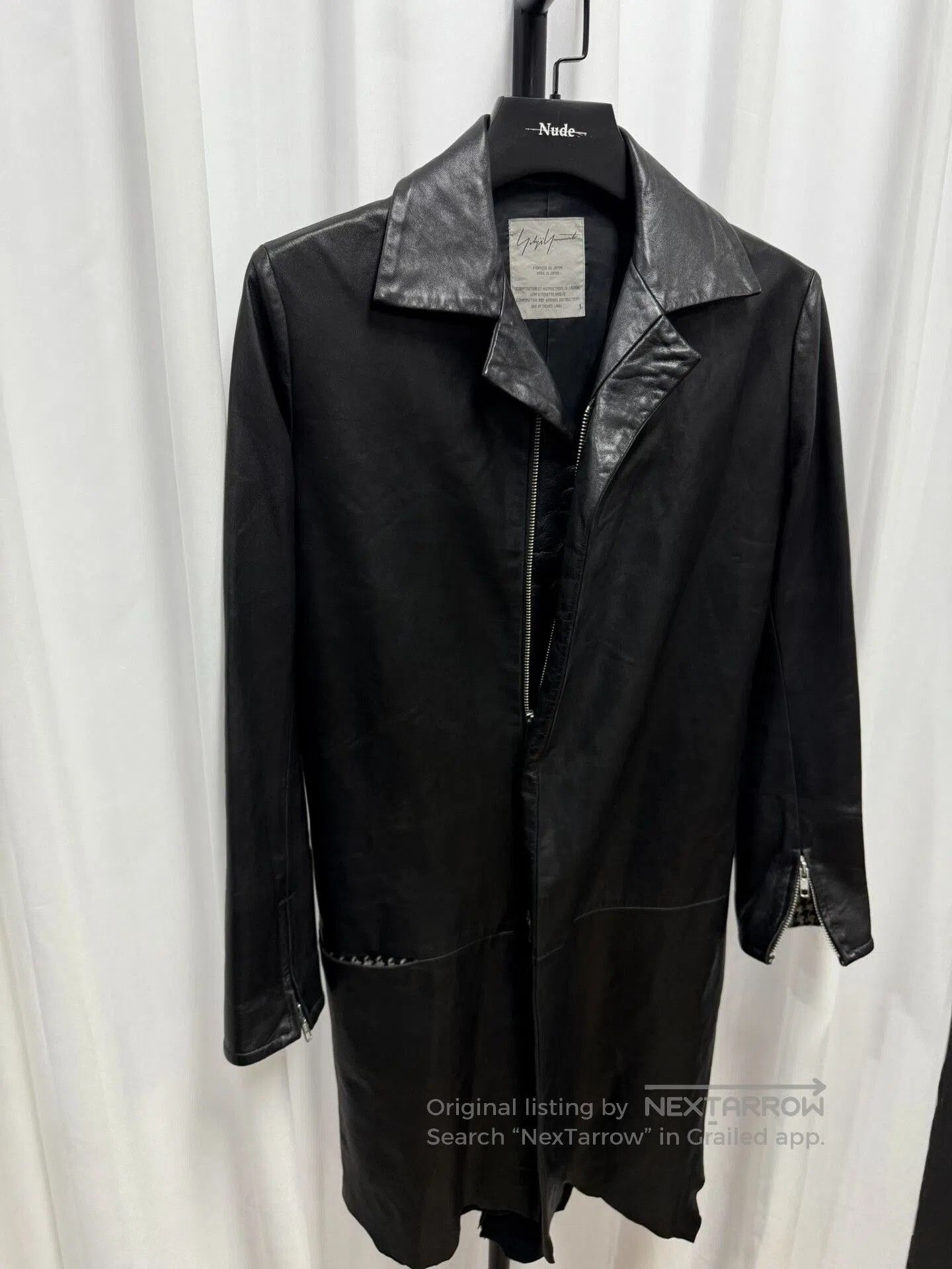 Yohji Yamamoto yohji yamamoto 2003AW leather coat size 1. Size US S / EU 44-46 / 1 - 2 Thumbnail