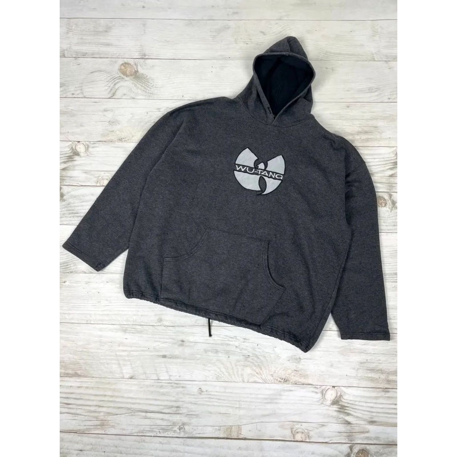 Vintage VINTAGE Wu Wear Wu Tang Clan Hoodie Men XL Gray 90s Pullover Hooded Sweatshirt Size US XL / EU 56 / 4 - 2 Thumbnail