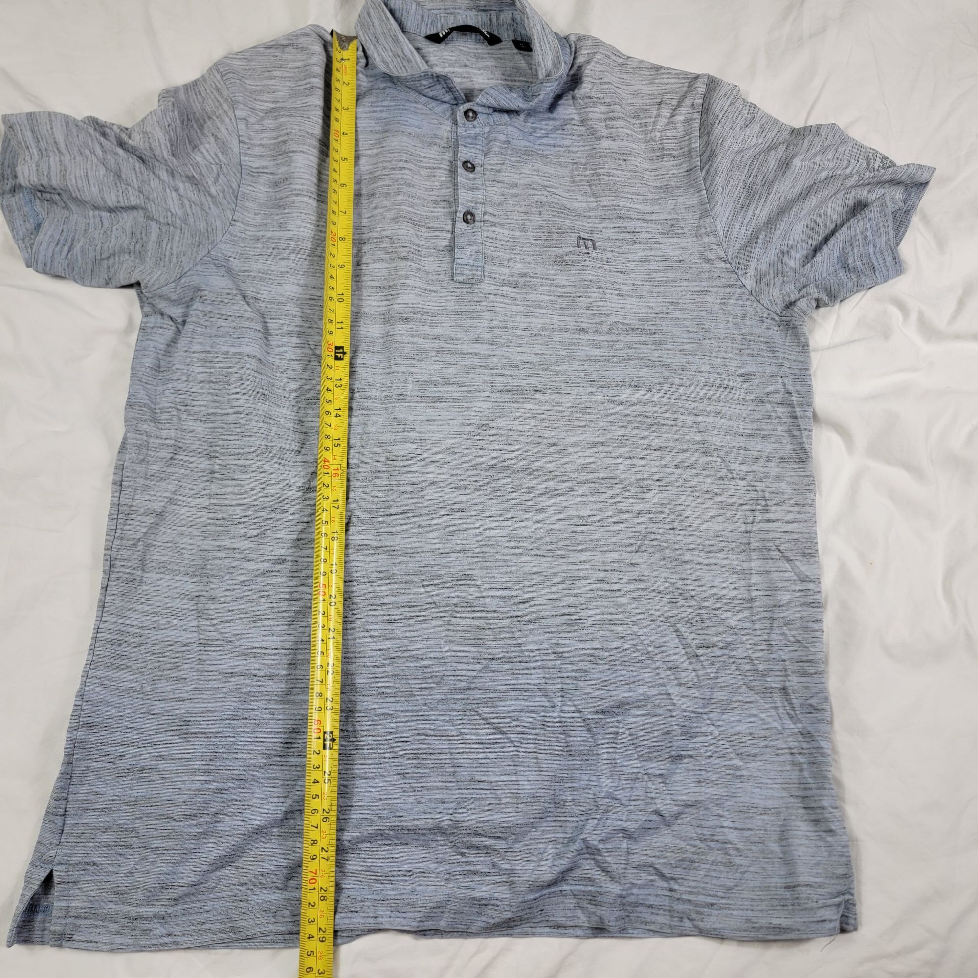 TravisMathew Travis Mathew Mens XL Gray Tueras Creek Golf Club Polo Shirt Size US XL / EU 56 / 4 - 8 Thumbnail