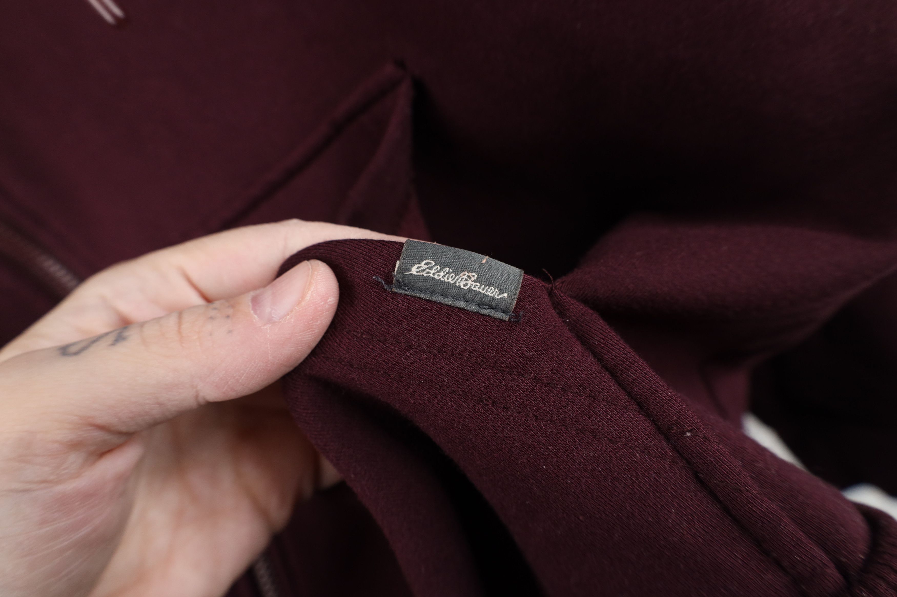 Eddie Bauer Vintage Y2K Eddie Bauer Spell Out Full Zip Hoodie Purple Size US M / EU 48-50 / 2 - 4 Thumbnail
