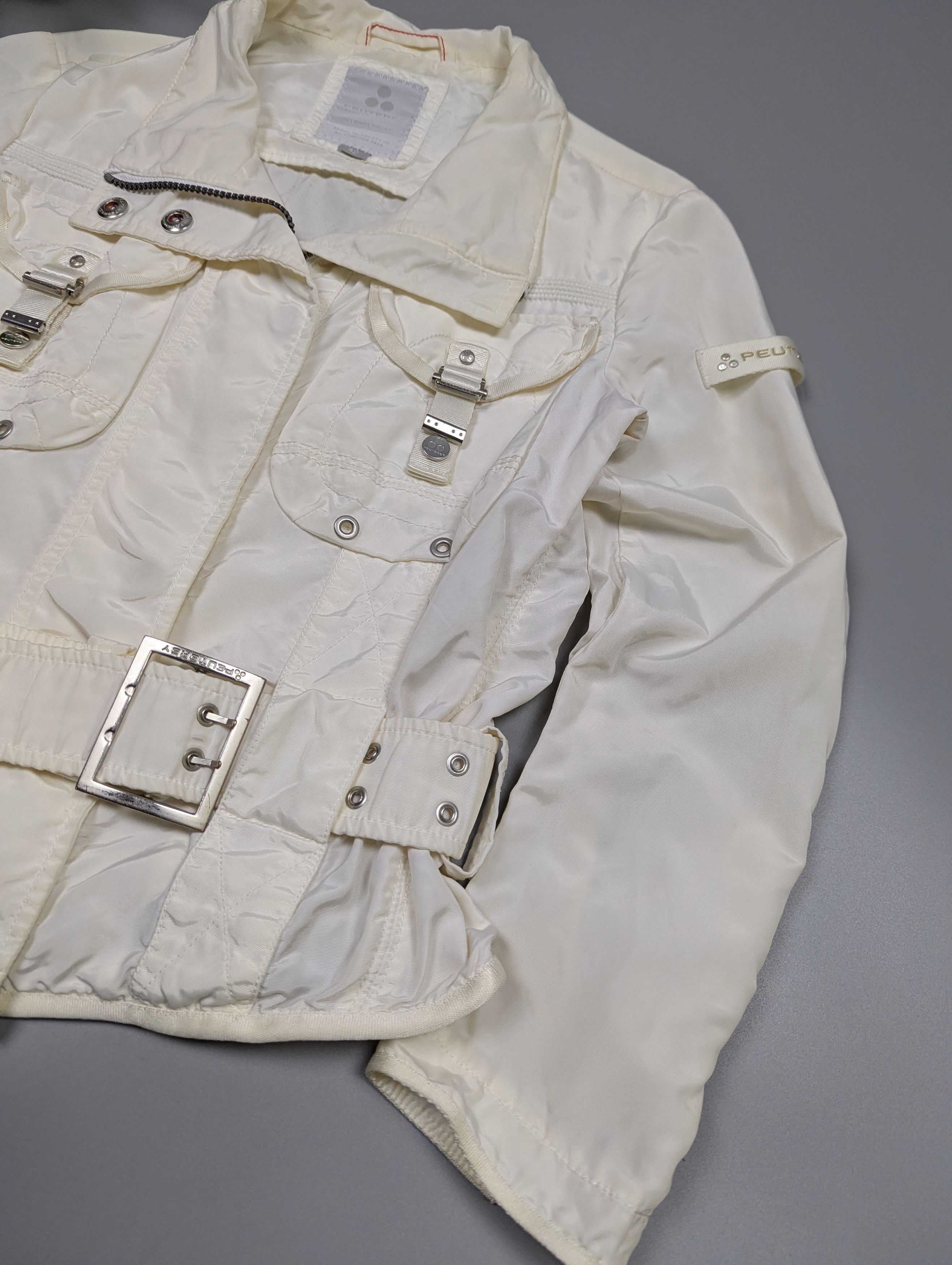 Peuterey Peuterey Hill Rose Vintage Shiny White Jacket Biker Size S / US 4 / IT 40 - 2 Thumbnail