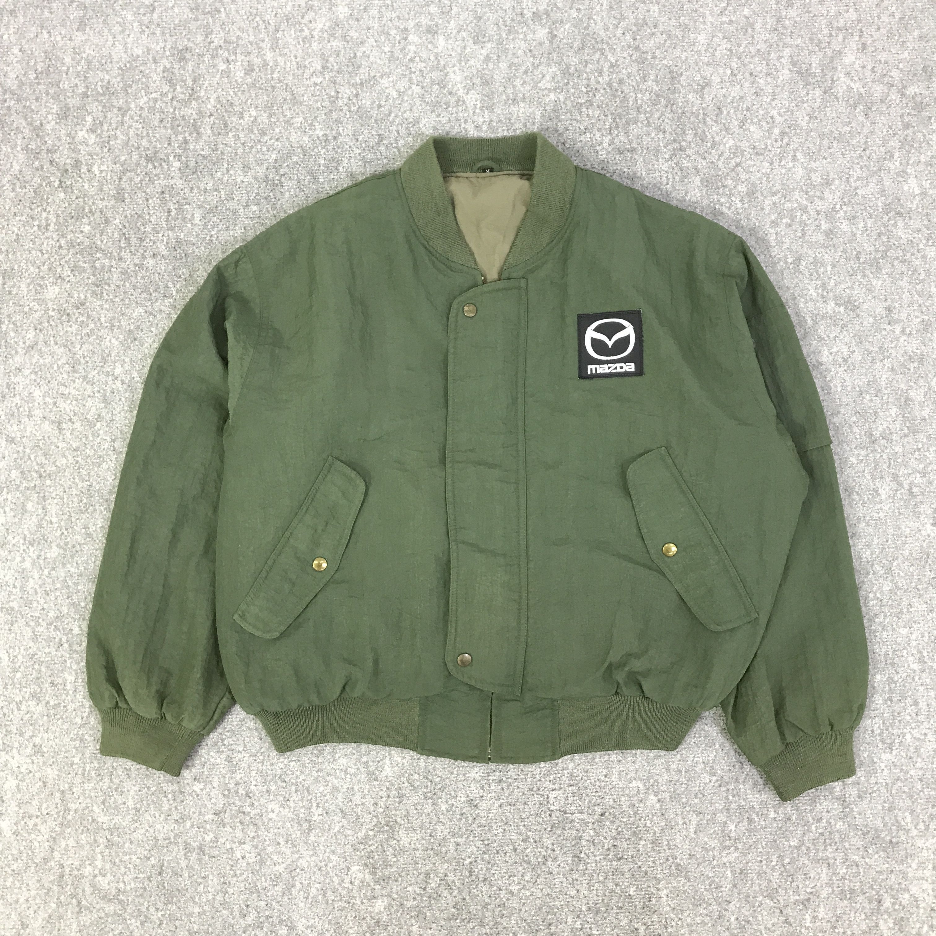 Japanese Brand MAZDA RACING BOMBER JACKET K86B8 Size US M / EU 48-50 / 2 - 2 Thumbnail