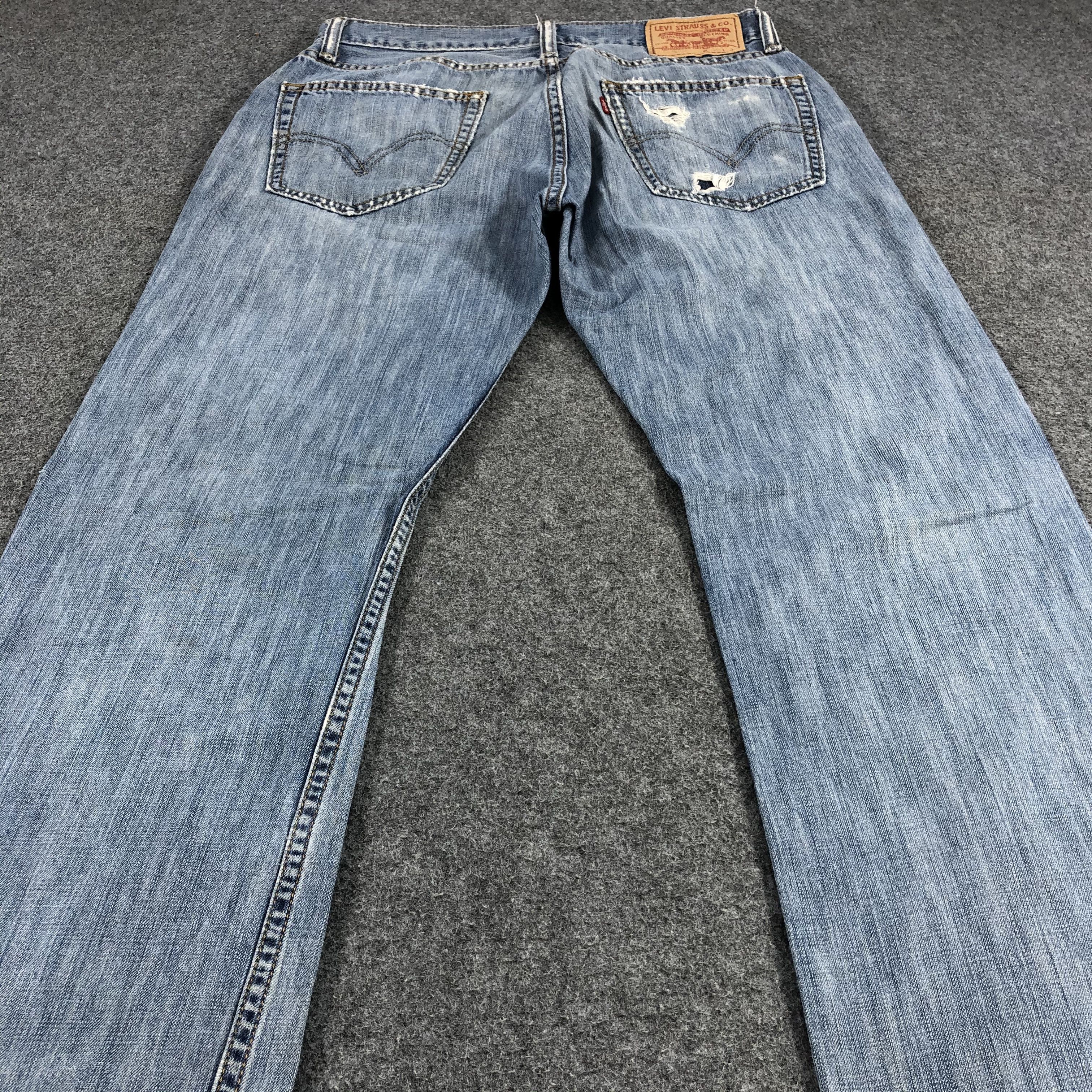Levi's Vintage Distress Levis 505 Jeans-JM1240 Size US 30 / EU 46 - 4 Thumbnail